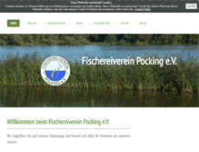 Tablet Screenshot of fischereiverein-pocking.de